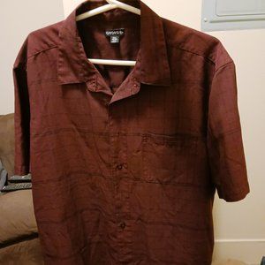 George XL Red Short Sleeve Shirt